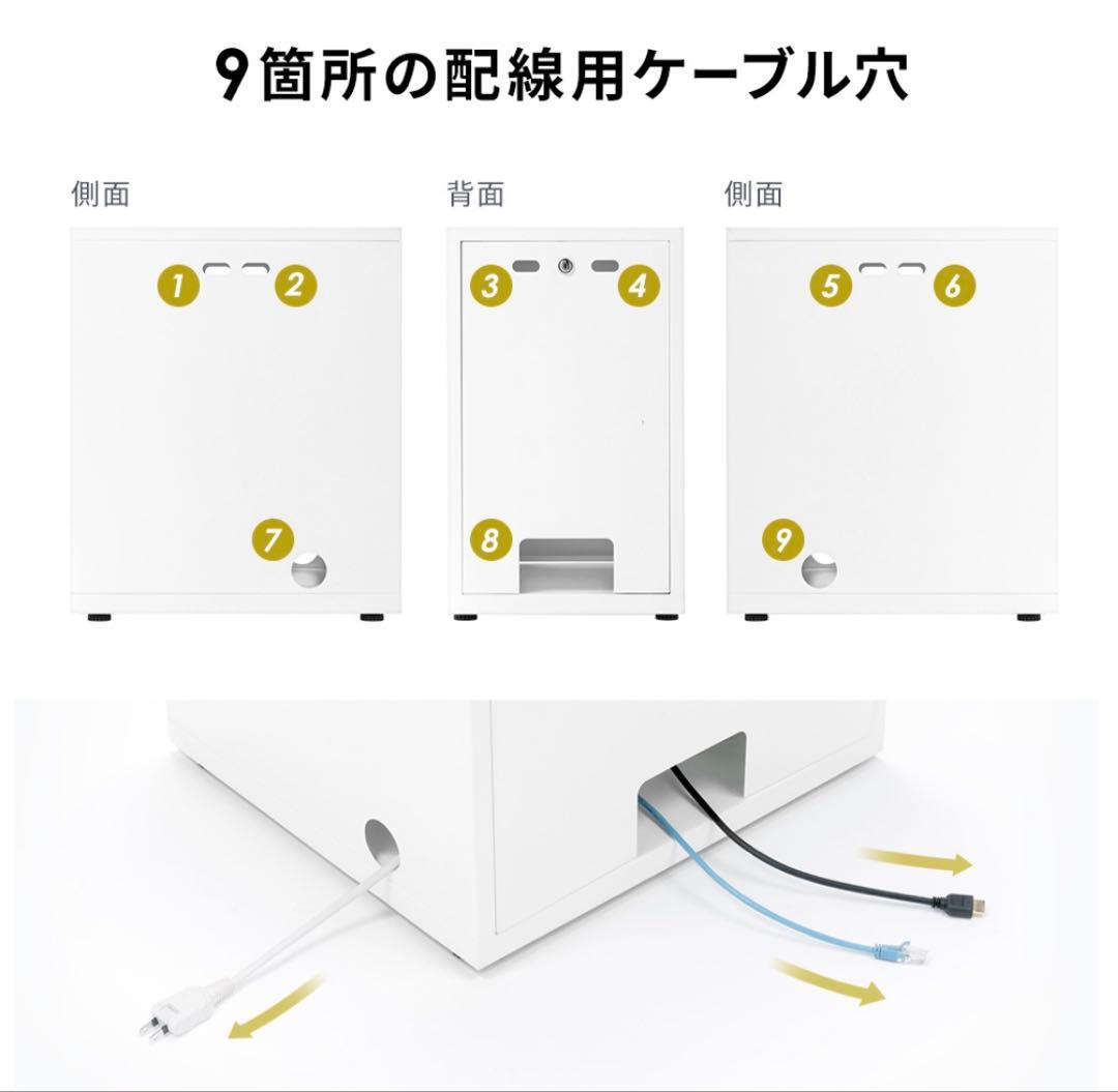 機器収納ボックス ネットワークラック 機器収納ラック 鍵付き