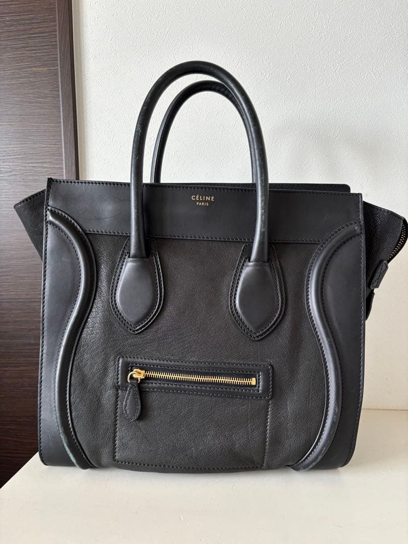 CELINE セリーヌ ラゲージ ファントム レザートートバッグ