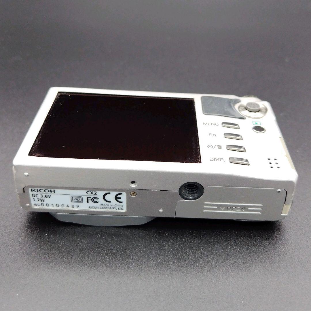 RICOH CX2 シルバー　バッテリー・充電器セット　動作確認済