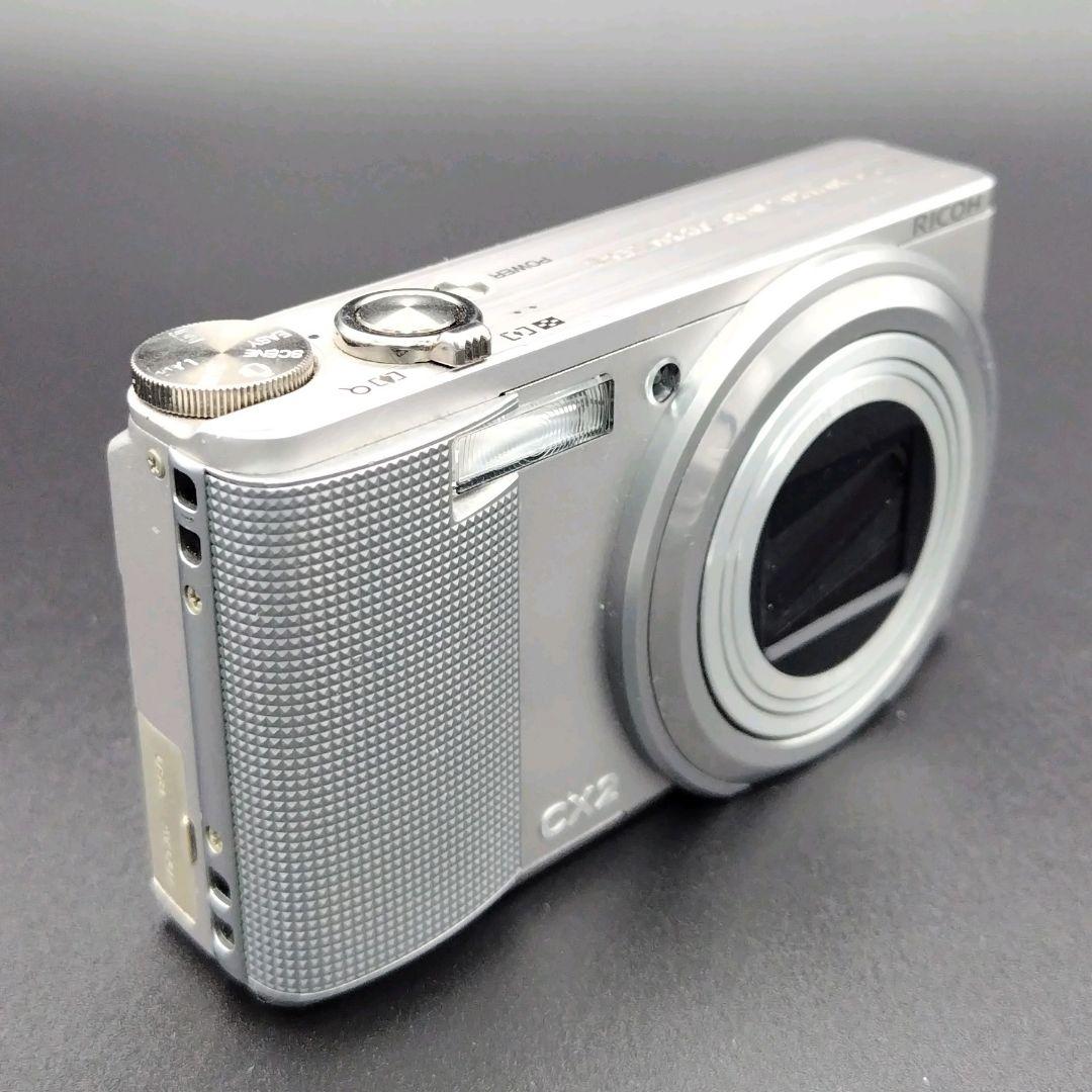 RICOH CX2 シルバー　バッテリー・充電器セット　動作確認済