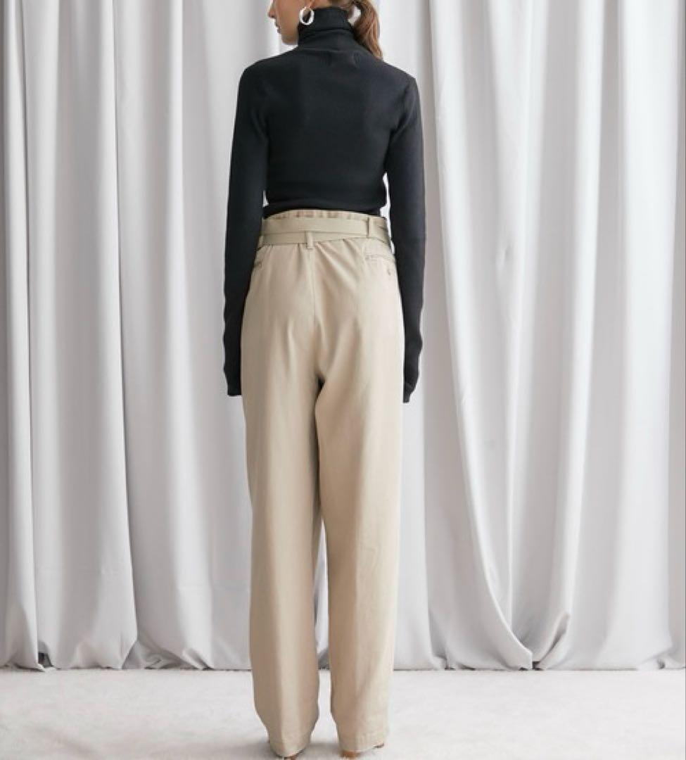 MAISON EUREKA メゾンエウレカ チノ リメイクラップパンツ