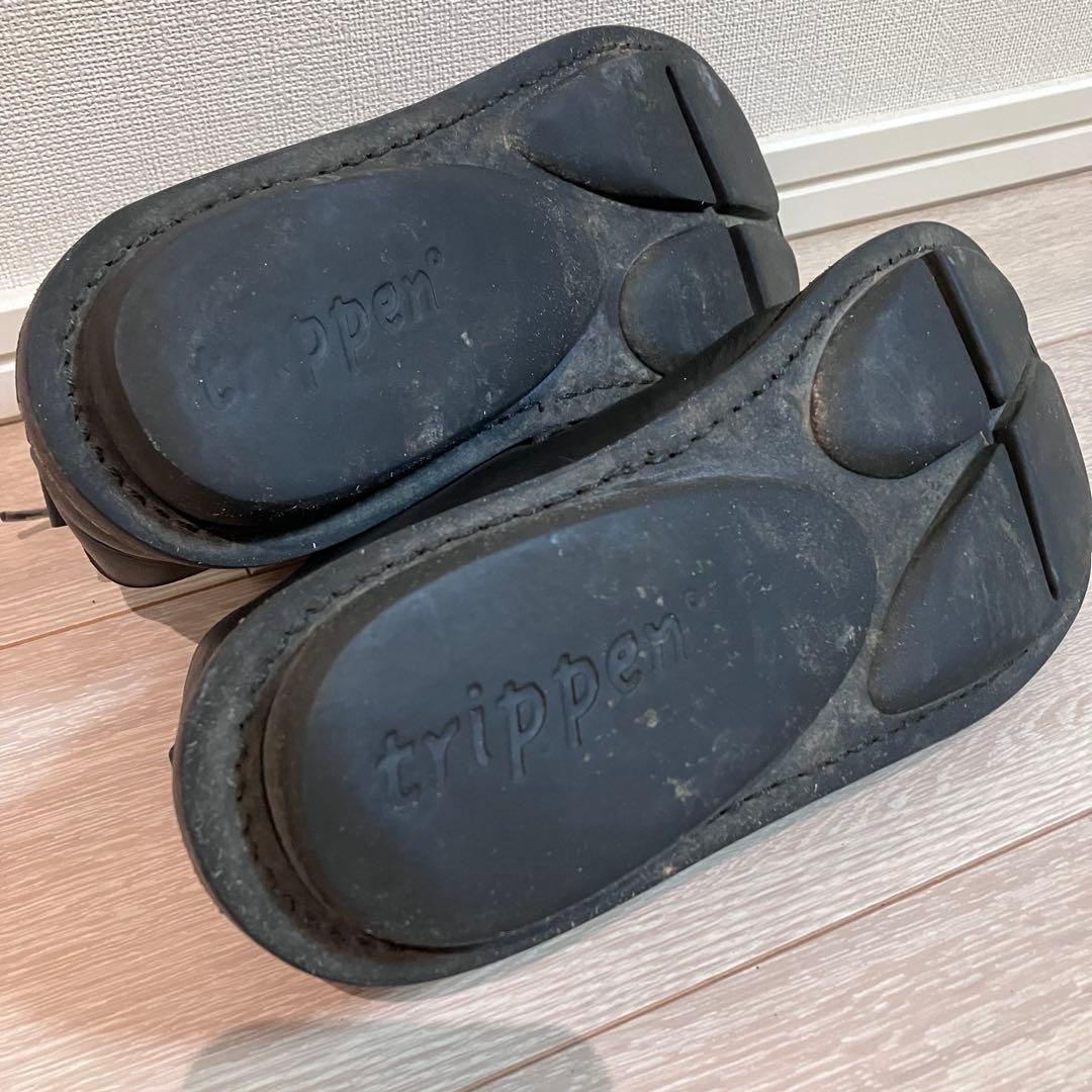 【trippen】トリッペン　Tyler f ( black-wax )