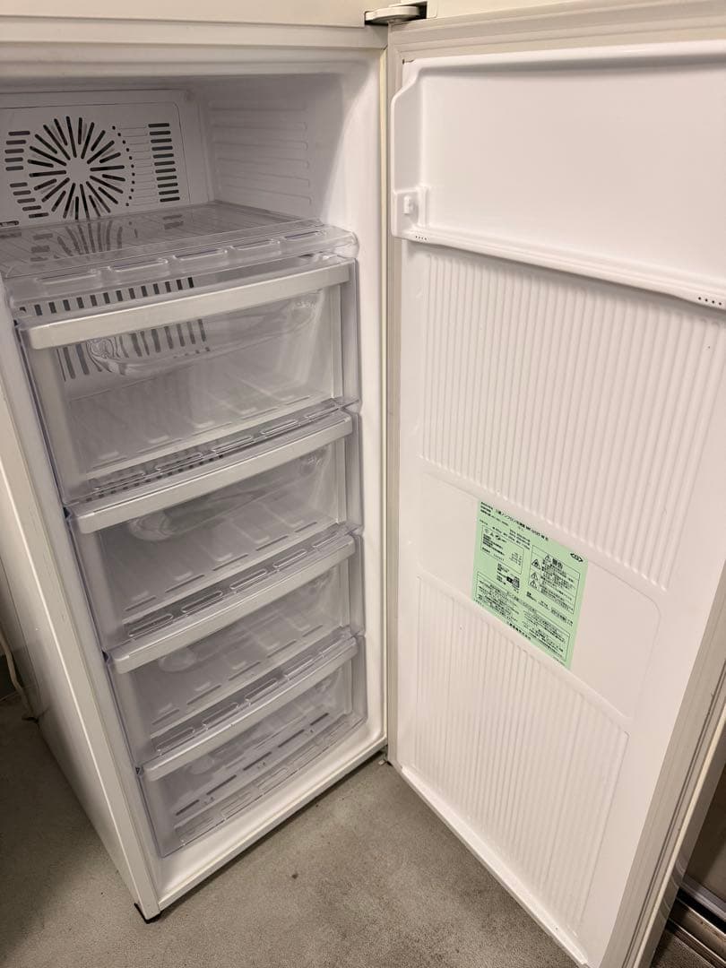 三菱 冷凍庫 MF-U12T-W 121L 2012年製 引き出し式 5段