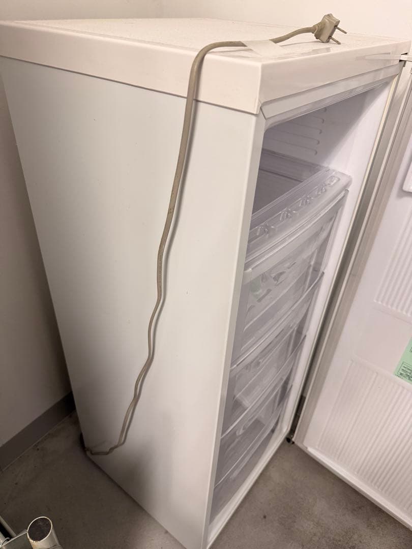 三菱 冷凍庫 MF-U12T-W 121L 2012年製 引き出し式 5段