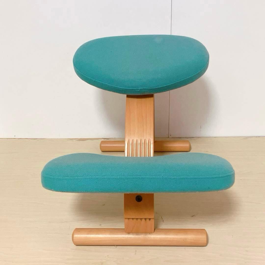 Rybo リボ　バランスチェアイージー　姿勢矯正　 デスクチェア　ライトグリーン