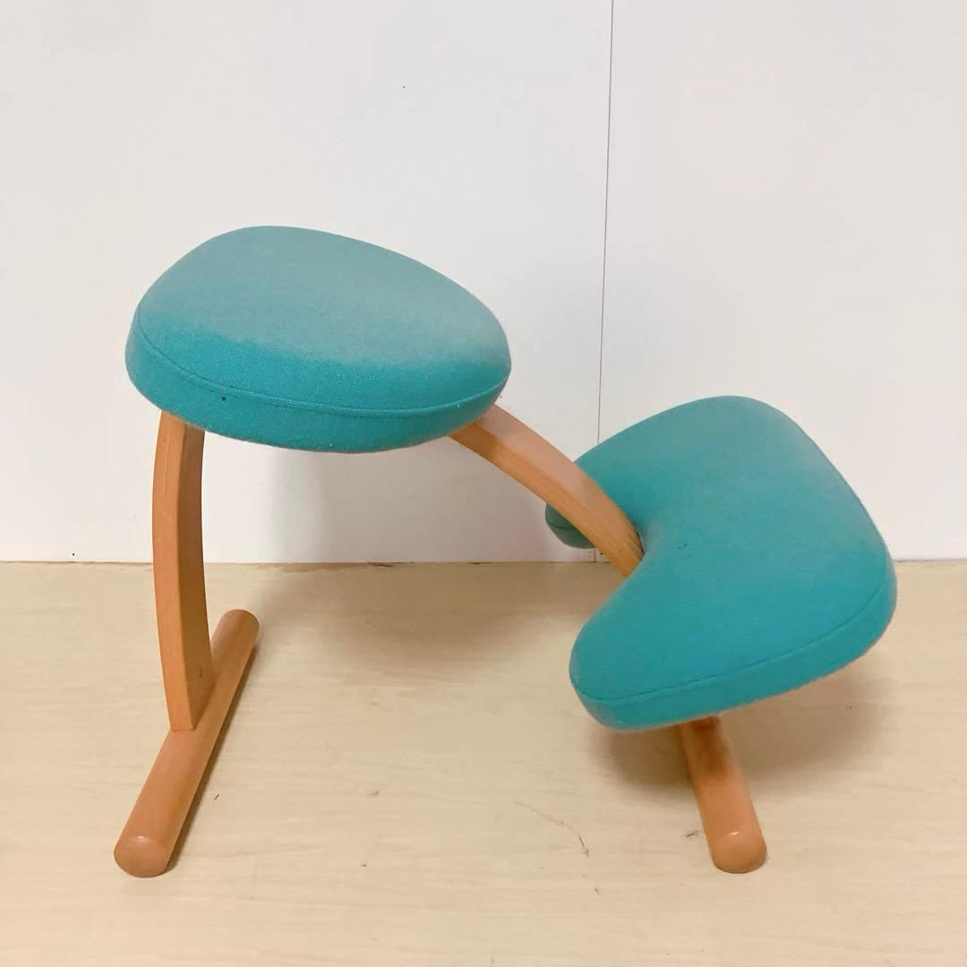 Rybo リボ　バランスチェアイージー　姿勢矯正　 デスクチェア　ライトグリーン