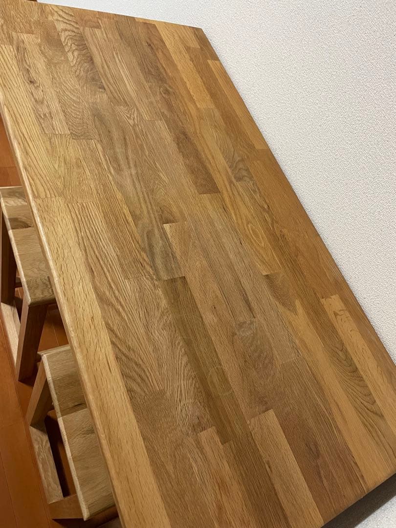 オークカウンターテーブル