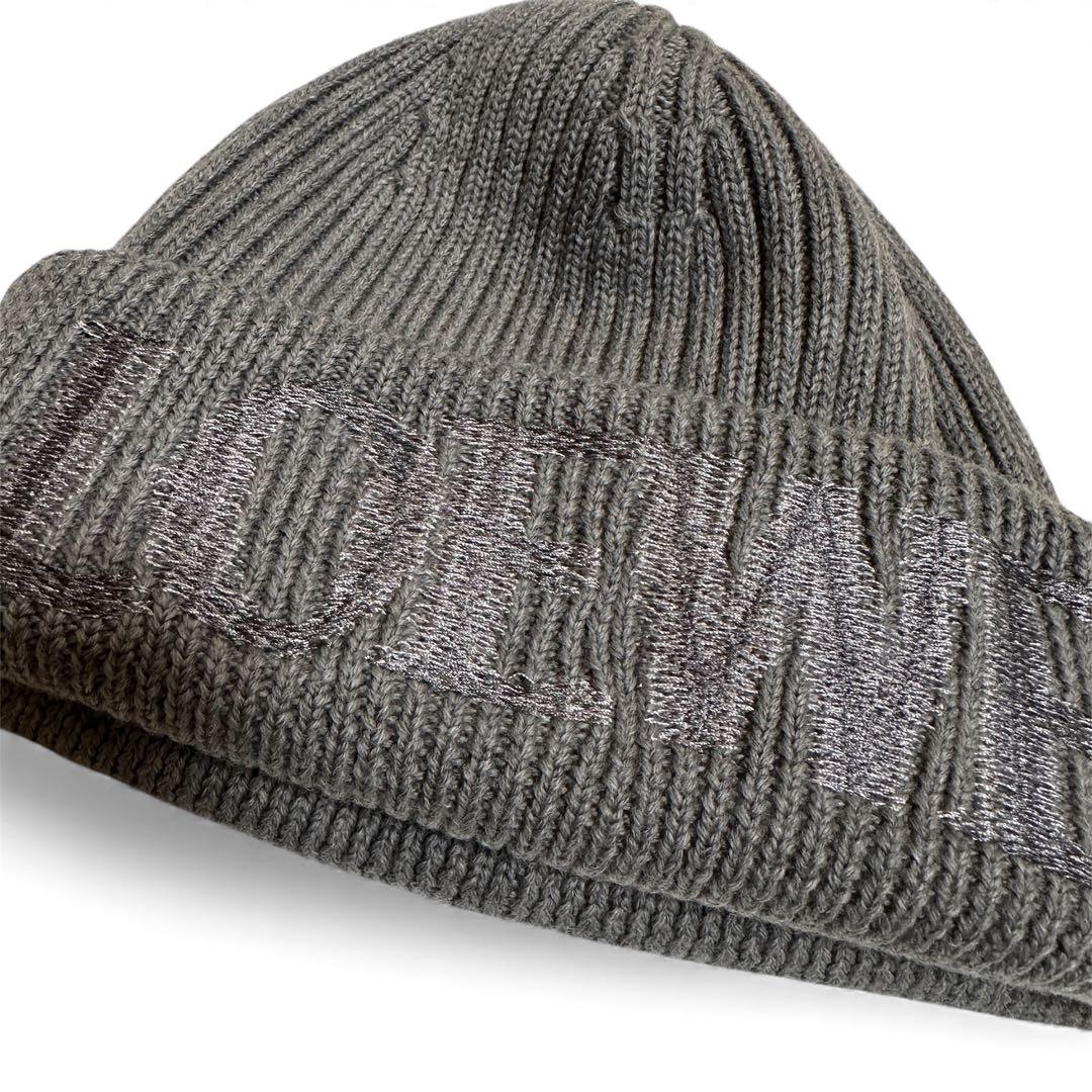 新品未使用 LOEWE ウールニット ビーニー ニットキャップ グレー