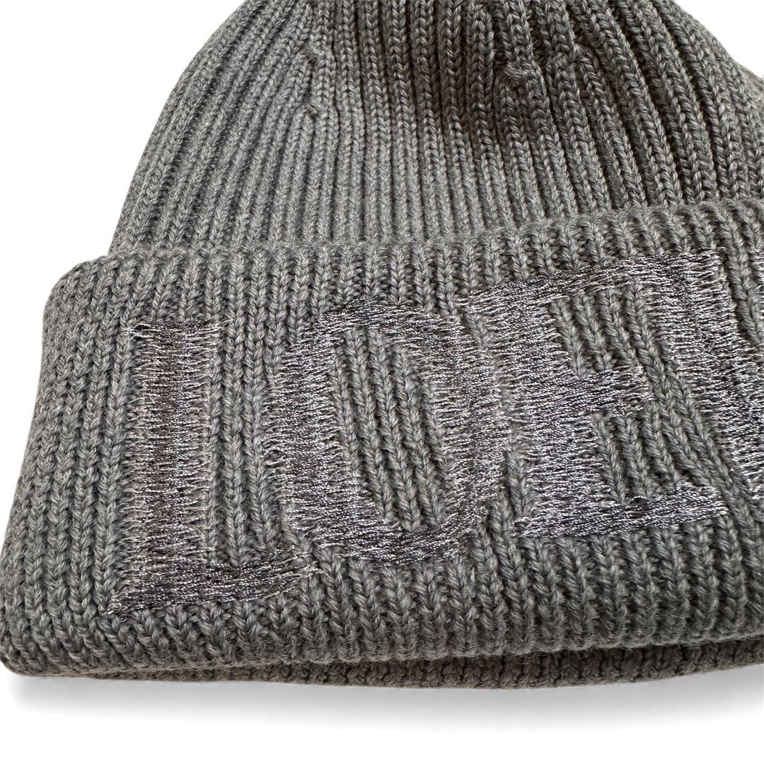 新品未使用 LOEWE ウールニット ビーニー ニットキャップ グレー
