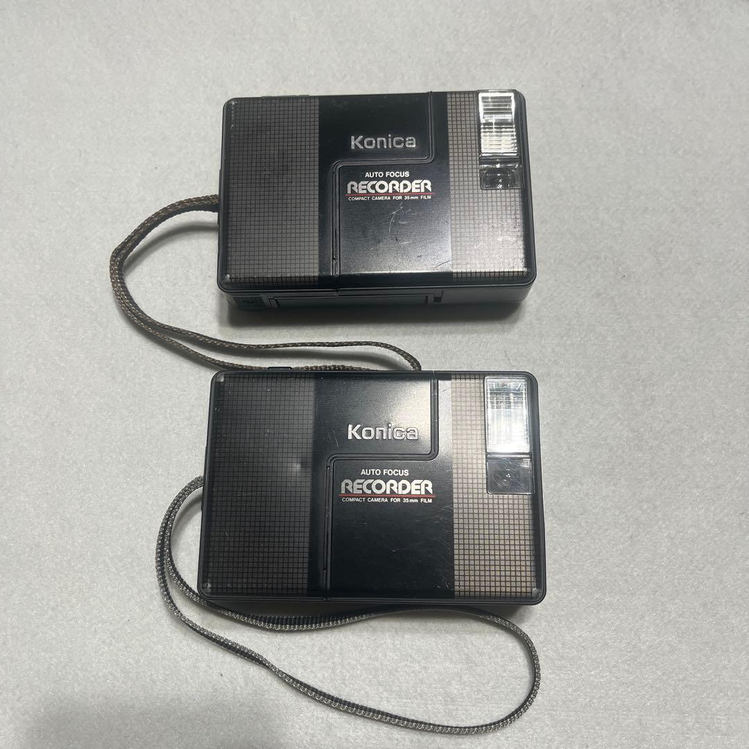 Konica auto focus RECORDER 2台まとめ《ジャンク》