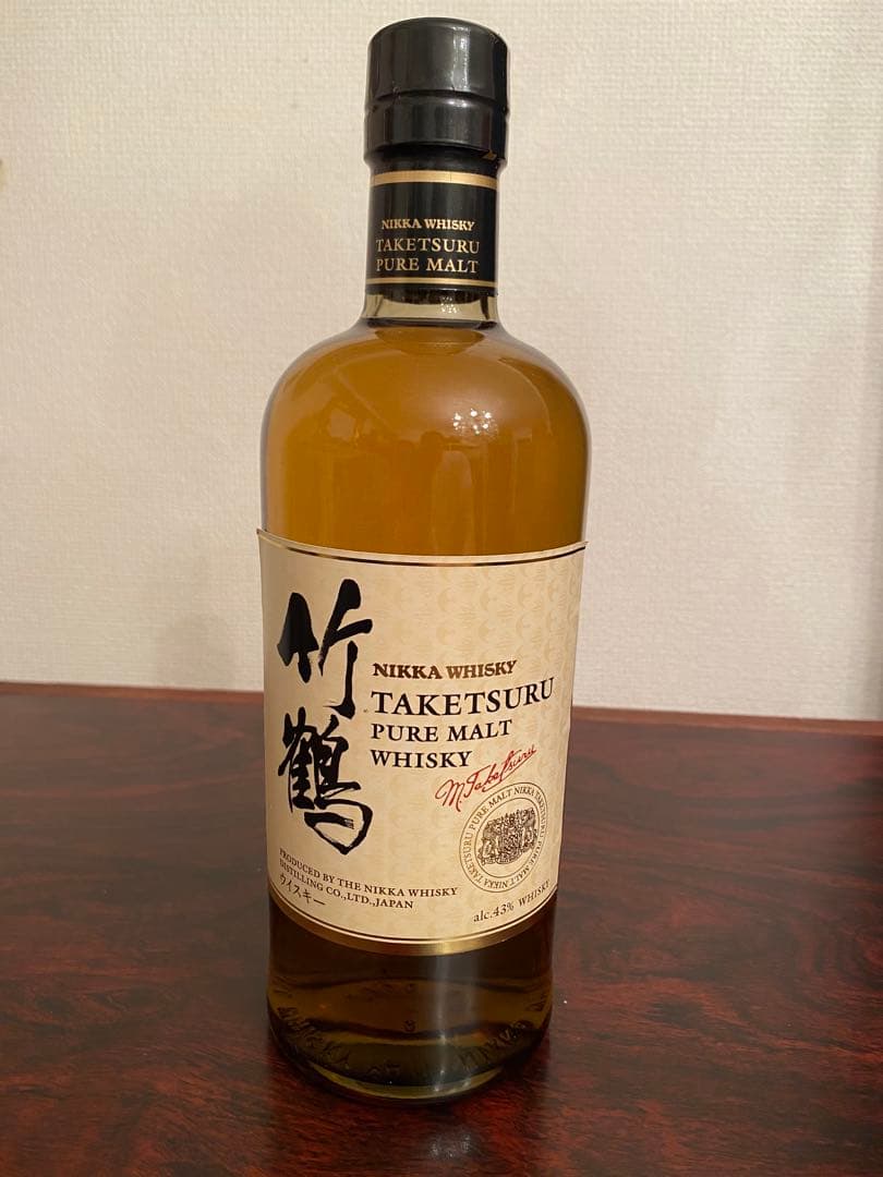 竹鶴 ピュアモルト ウイスキー　旧ボトル