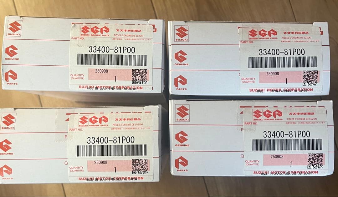 新品インジェクター8本セット コイル、プラグ4本 K12Cエンジン用