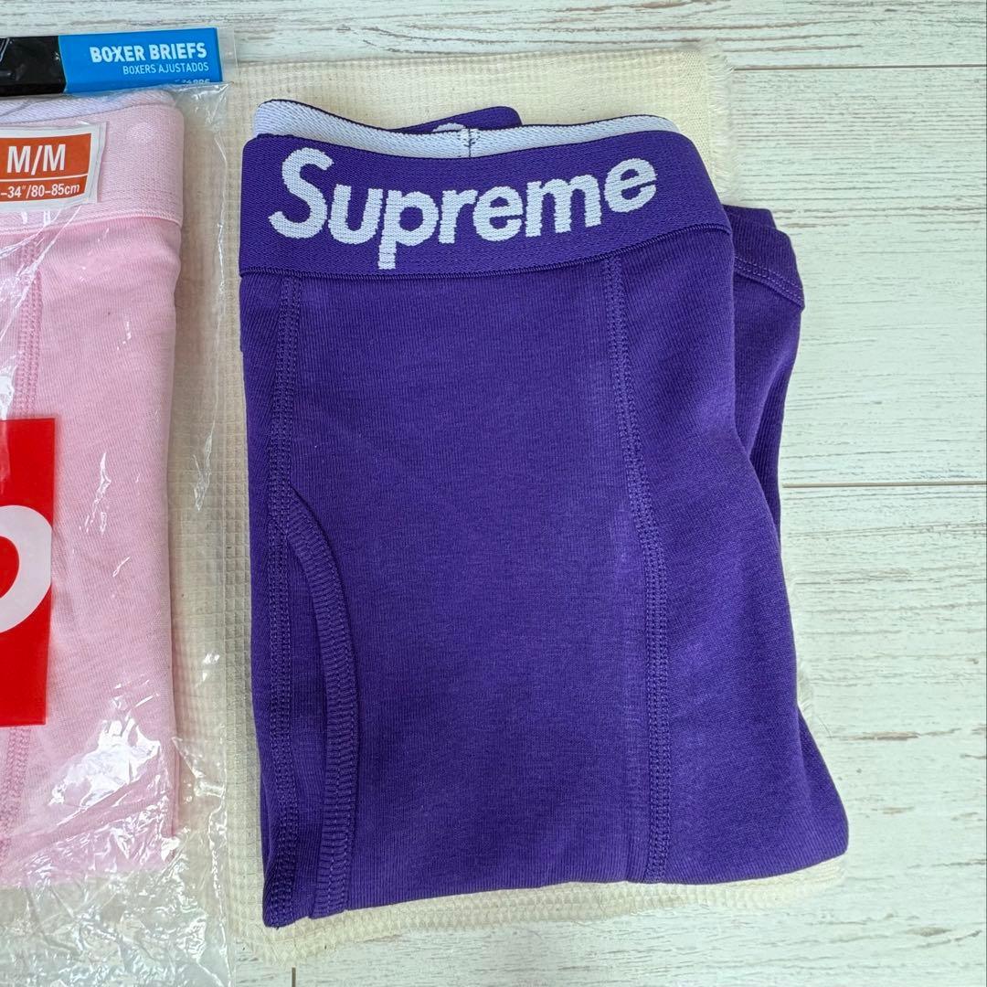 Supreme ボクサーブリーフ 3枚　Mサイズ