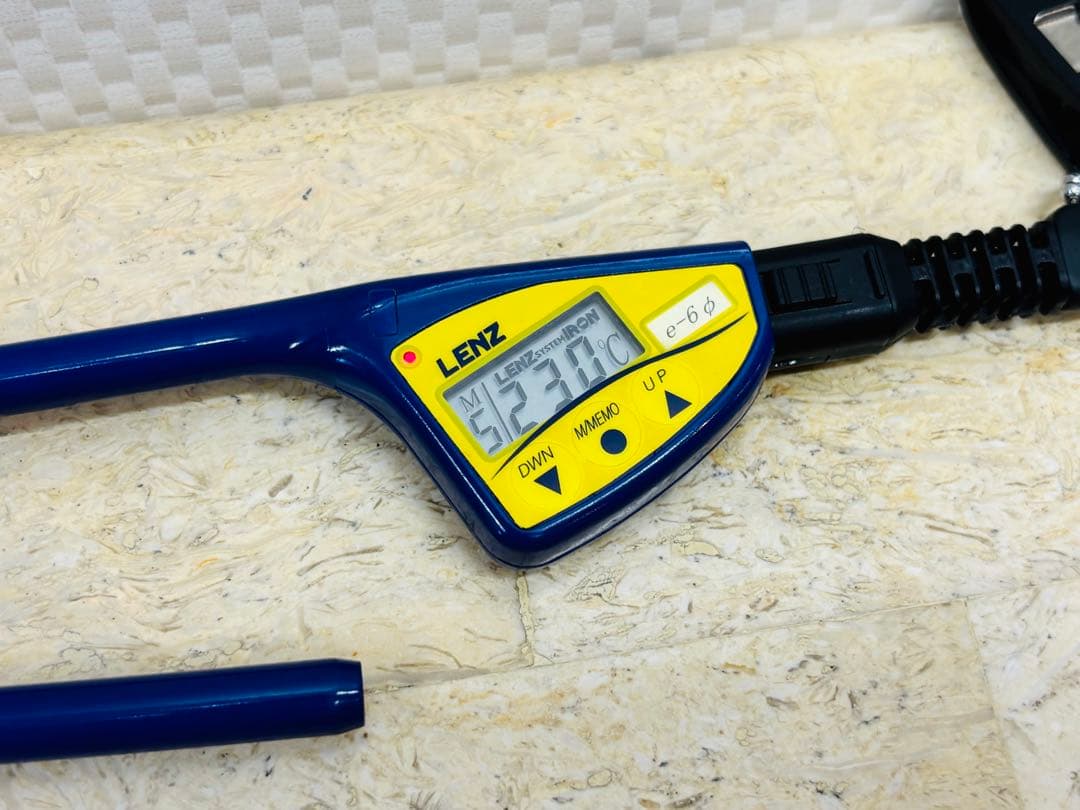 レンツデジタルアイロン　丸6ミリ　e-6 練習で2回使用 最新式モデル