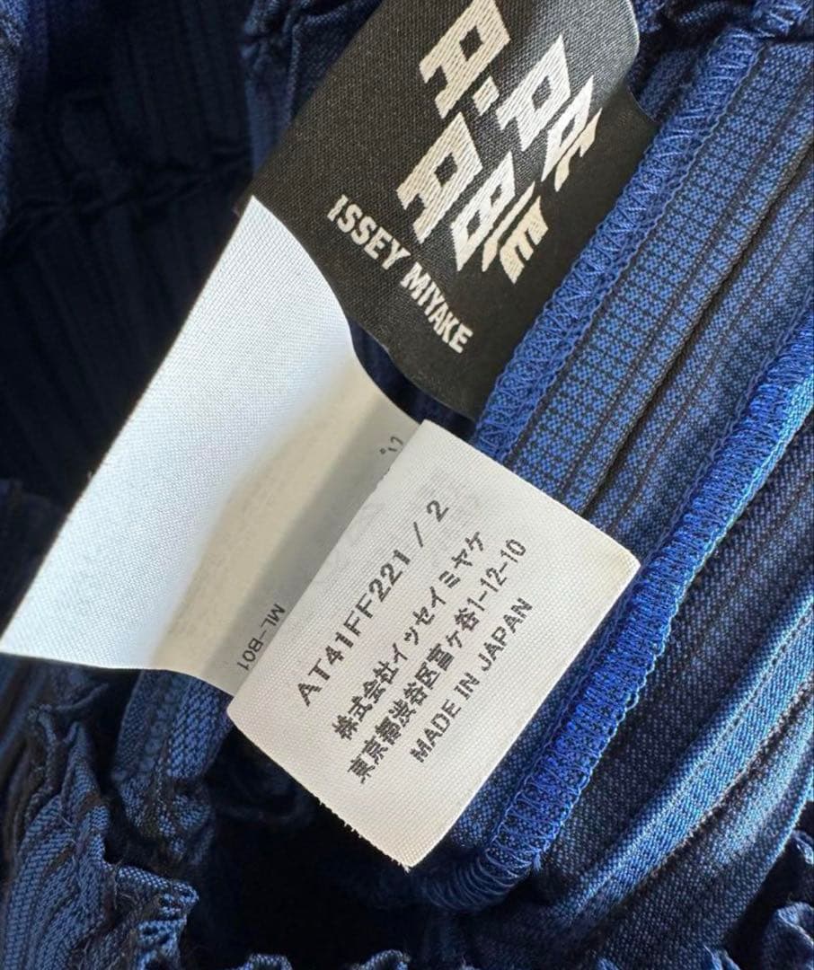 APOCABLE ISSEYMIYAKE スチームストレッチ プリーツ パンツ