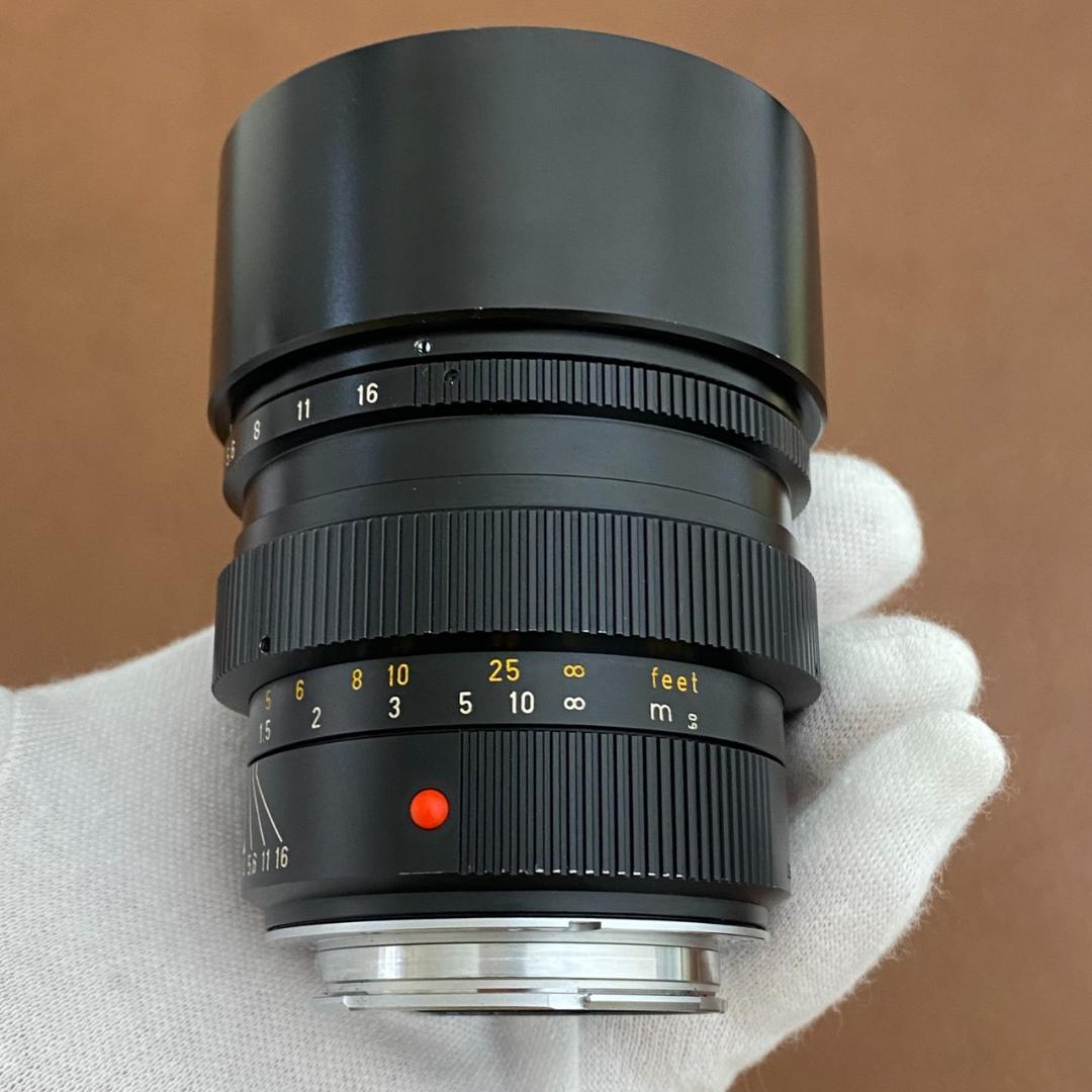 Summilux M75mm f1.4 フード組み込み メンテンス済み