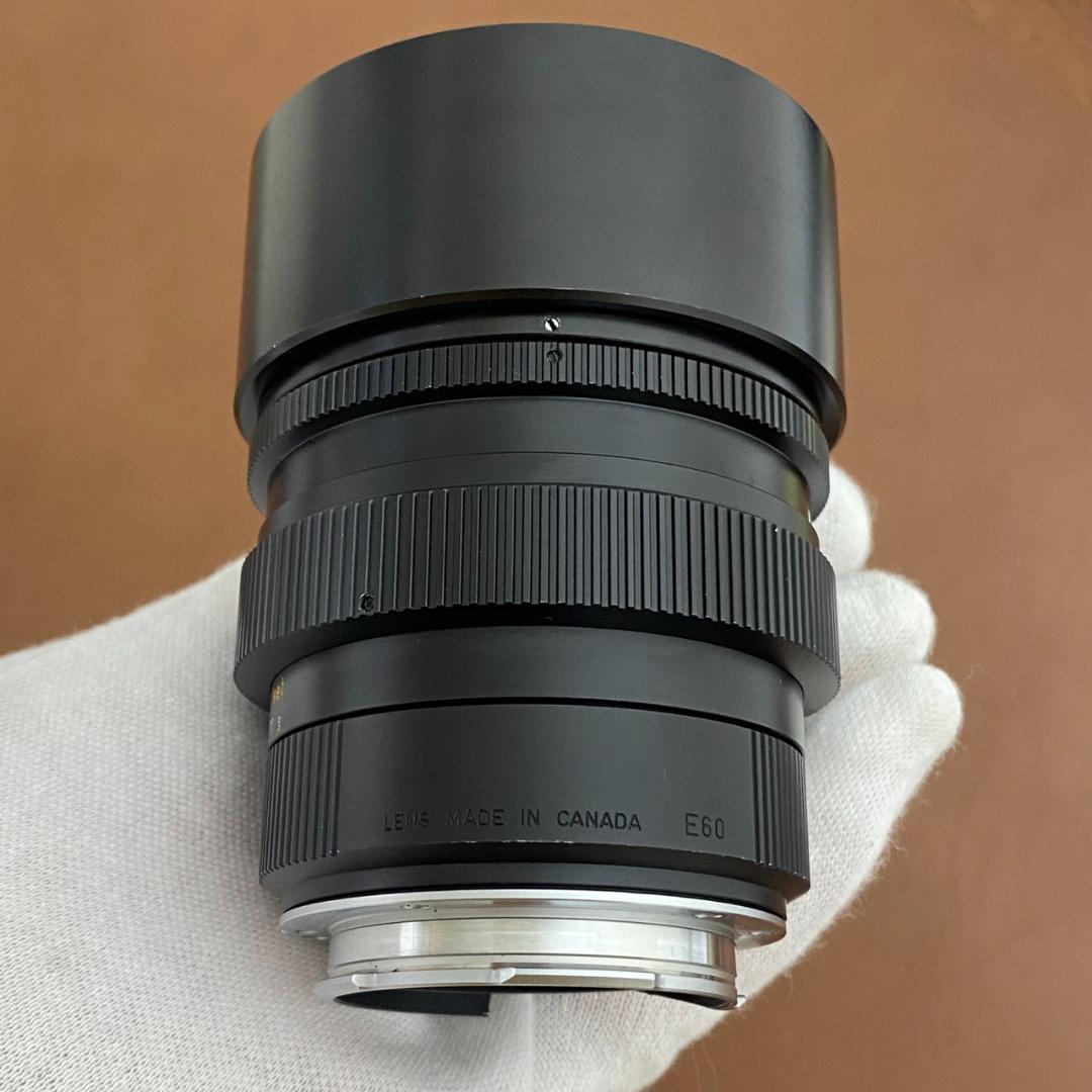 Summilux M75mm f1.4 フード組み込み メンテンス済み
