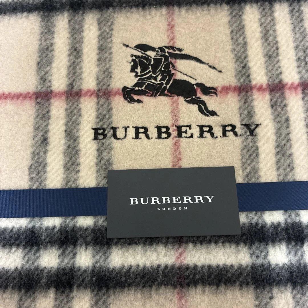 新品未使用品 BURBERRY＊ウール毛布 140×200