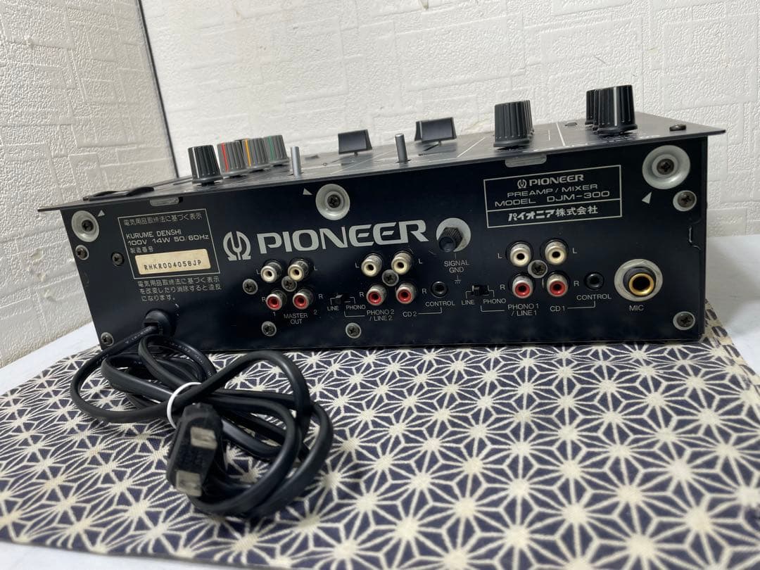 pioneer dj パイオニア　DJM-300 ブラック　フェーダーメンテナン