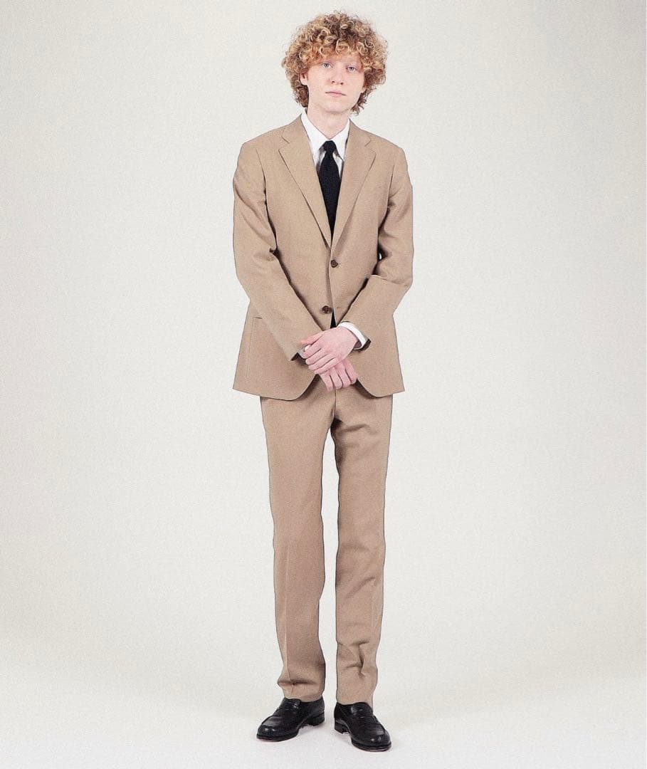 トゥモローランド ウールポリエステル シングルブレステッド2Bスーツ