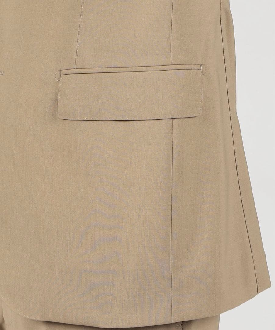 トゥモローランド ウールポリエステル シングルブレステッド2Bスーツ