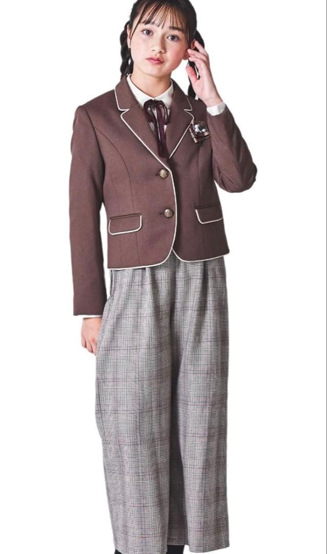 [ELLE en noir] エルアンノワール 卒業式 パンツスーツ　160