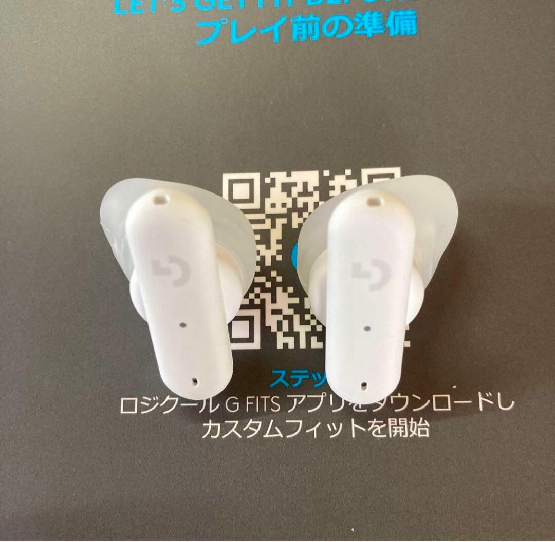 Logicool G FITS ホワイト ワイヤレス ゲーミングイヤホン
