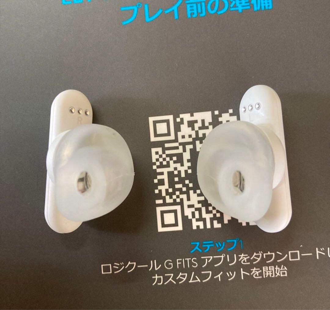 Logicool G FITS ホワイト ワイヤレス ゲーミングイヤホン