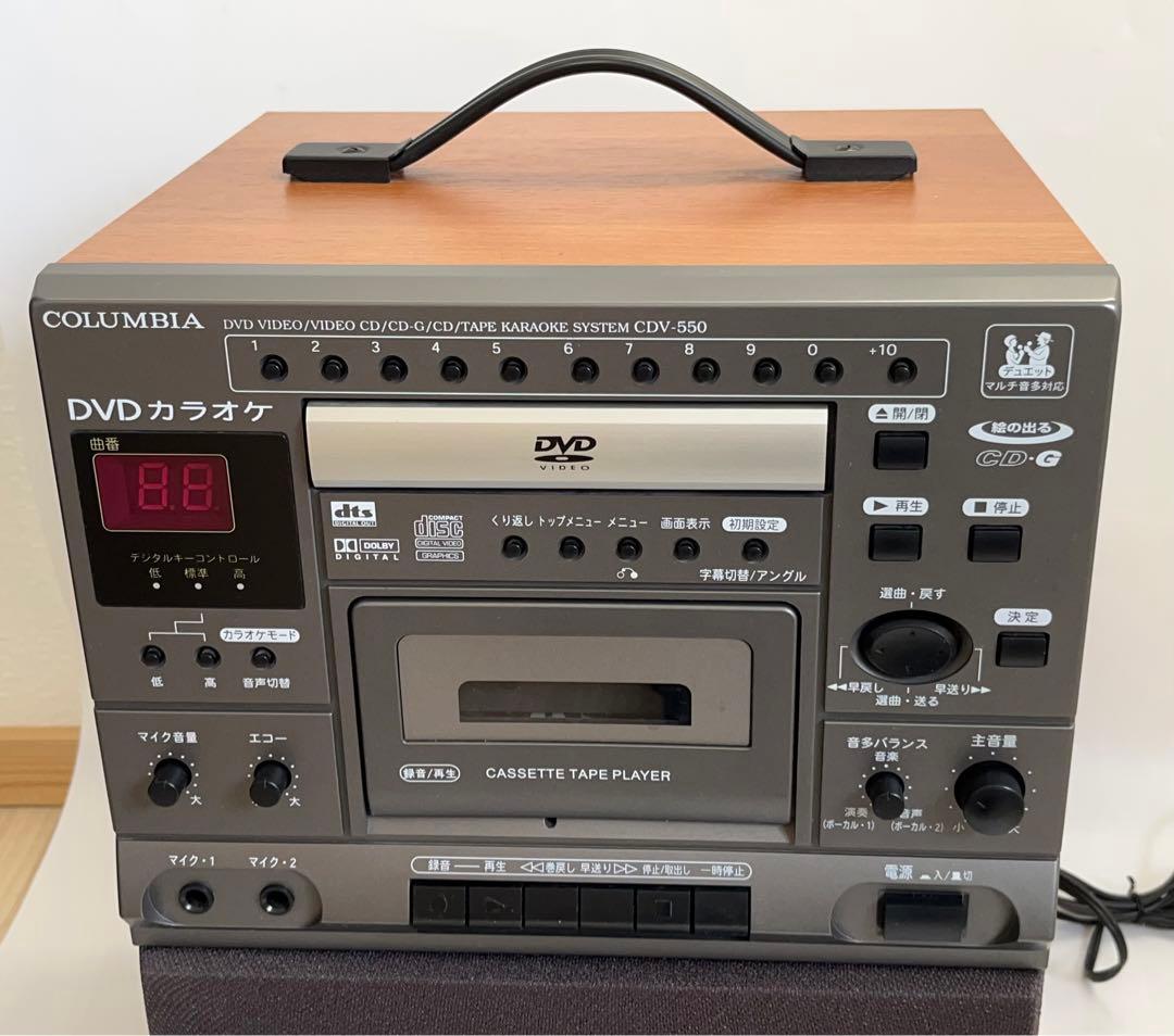 【動作品】DENON COLUMBIA CDV-550 カラオケ機器 -316-