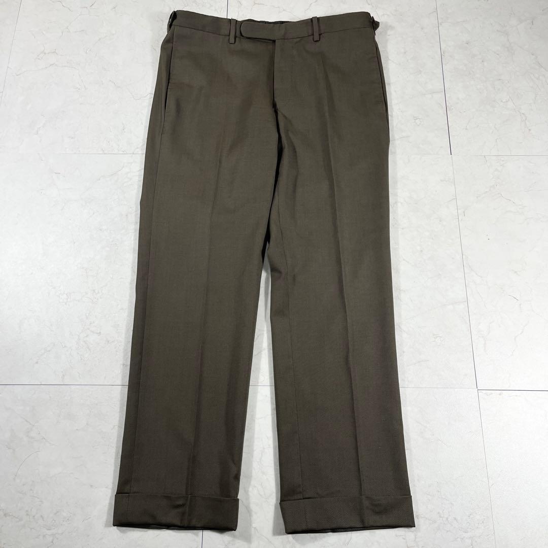 ✨未使用級 INCOTEX サイドアジャスター プリーツ スラックス パンツ