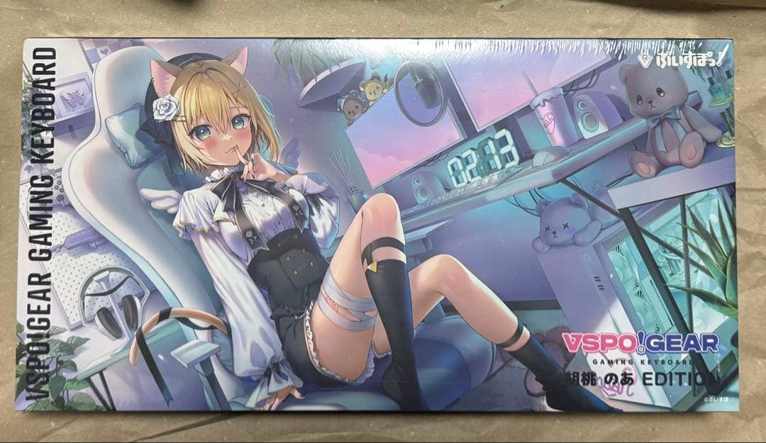 ぶいすぽ　VSPO! GEAR　ゲーミングキーボード　胡桃のあ Edition