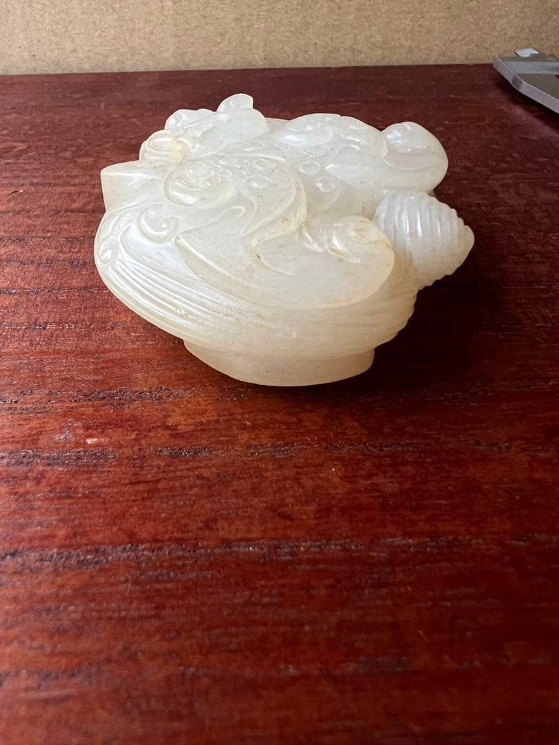 天然石 玉 彫刻 置物 古美術