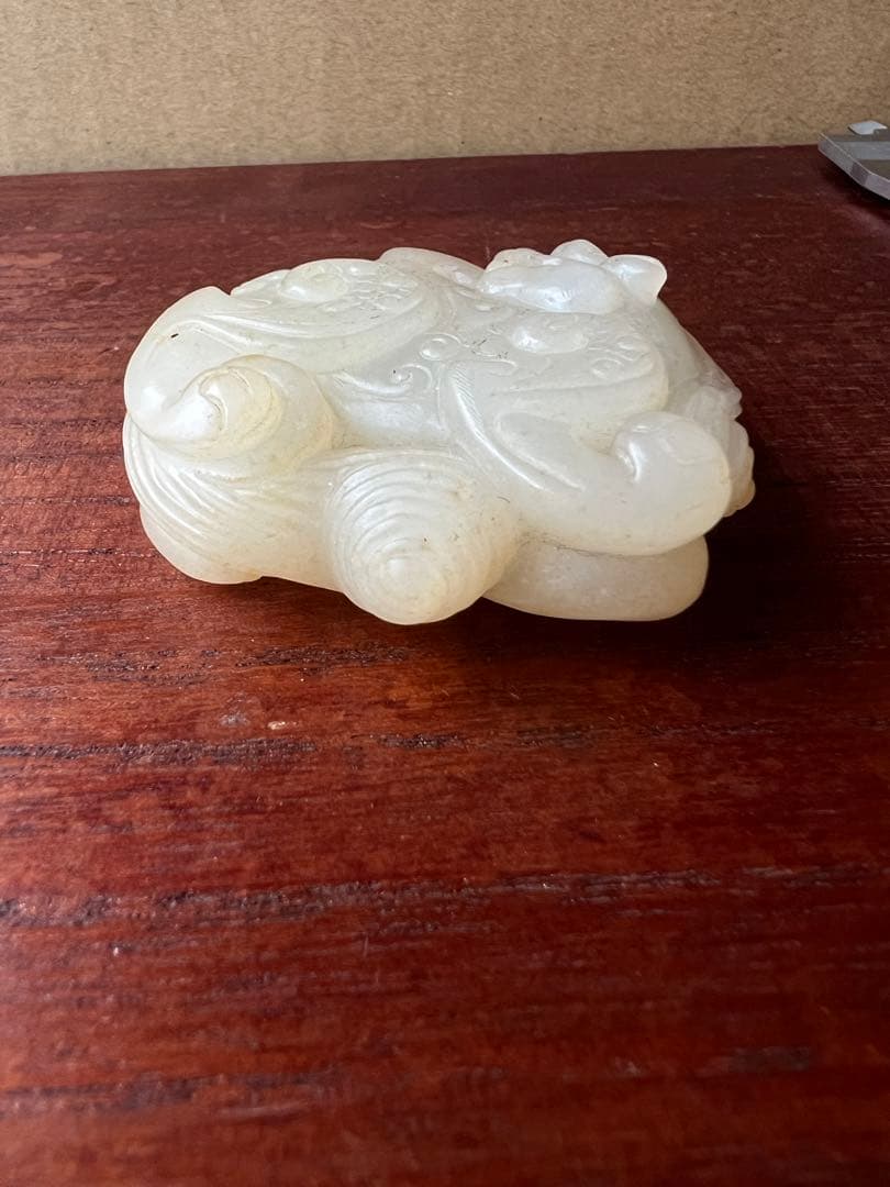 天然石 玉 彫刻 置物 古美術