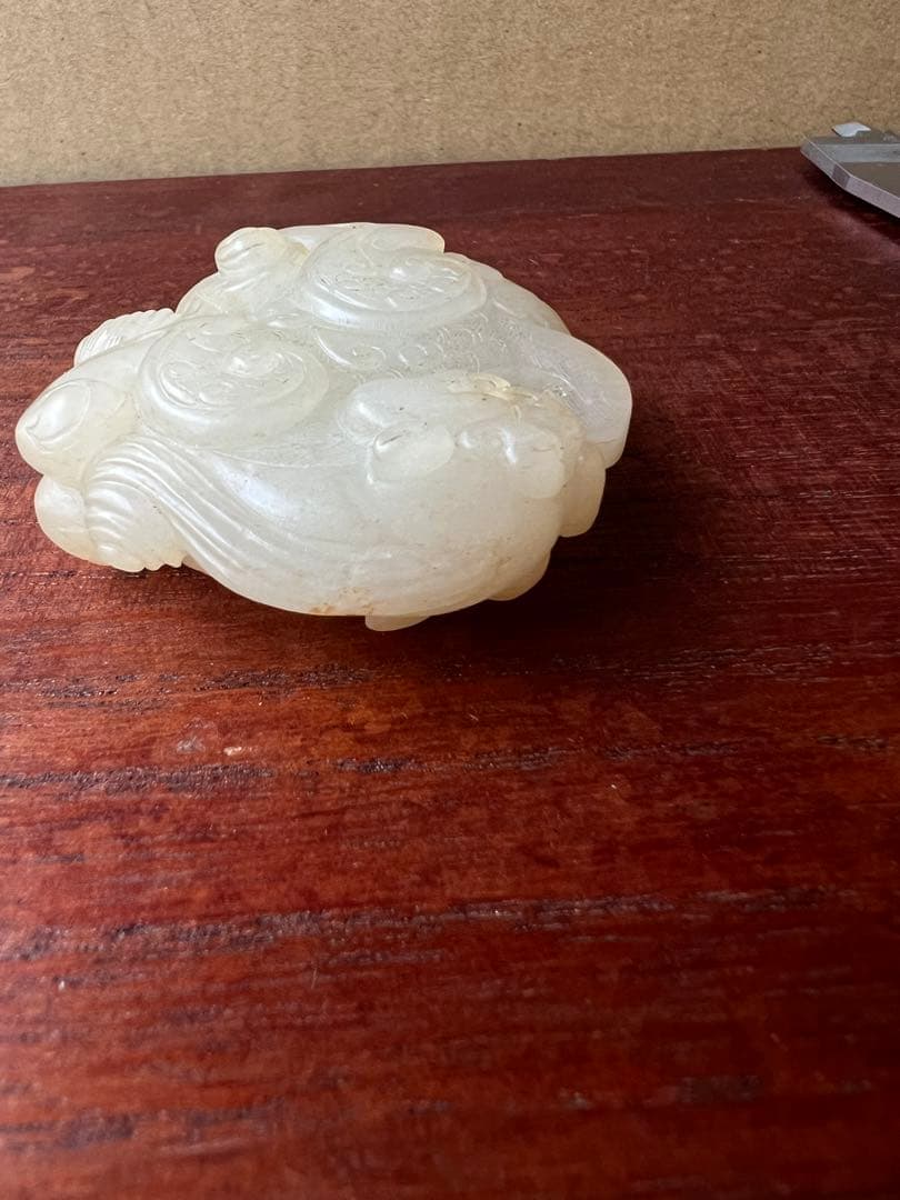 天然石 玉 彫刻 置物 古美術