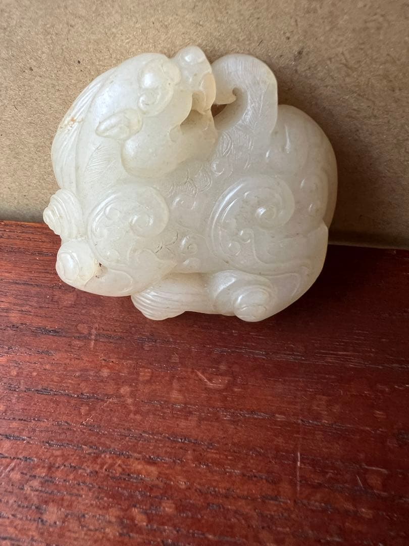 天然石 玉 彫刻 置物 古美術