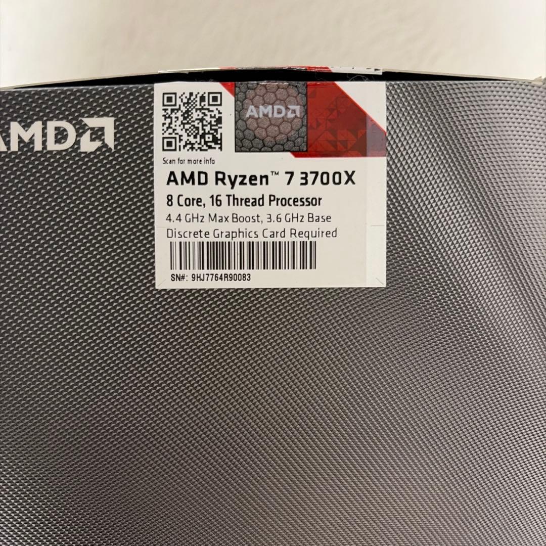 AMD Ryzen 7 3700X CPU 8コア 16スレッド