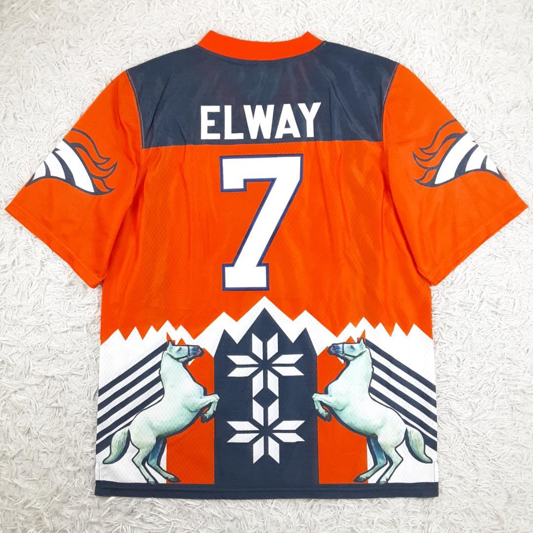 美品◎NIKE ナイキ NFL ブロンコス 7 ELWAY レプリカユニフォーム