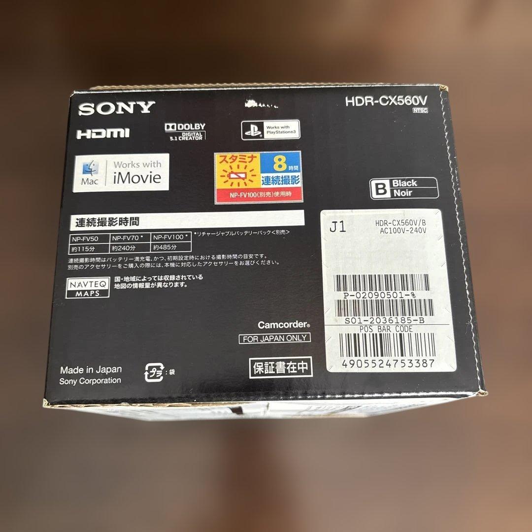 SONY HDR-CX560V ビデオカメラ 本体