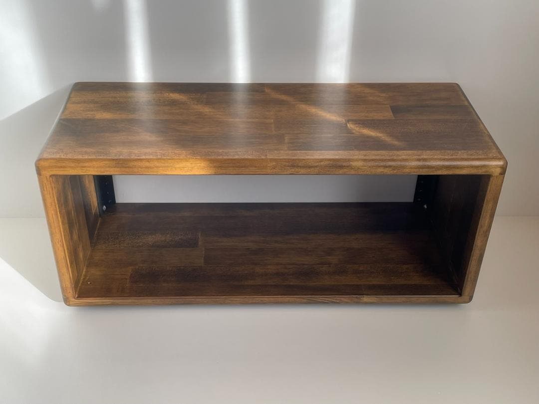 在庫処分価格　4Uラックケース　自作品　オーク色