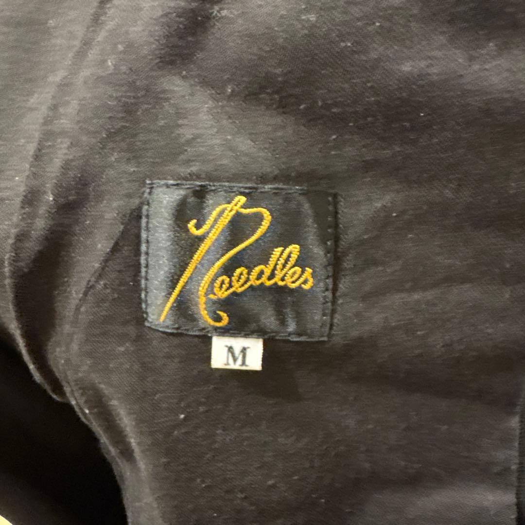 Needles トラックパンツ 黒×黄 定番 人気カラー 日本製