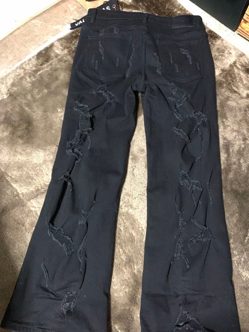 ヴァラバサス「オブリビアン」スタックドデニム 34 Y2K