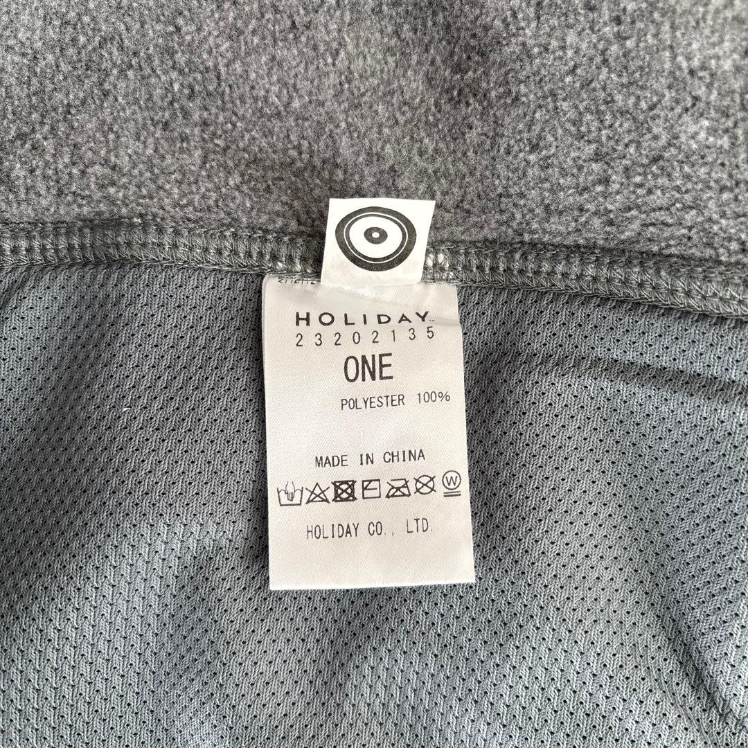 HOLIDAY フリースベスト ジップアップ