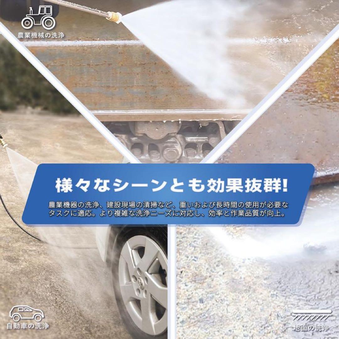 エンジン式高圧洗浄機 ガソリン 19Mpa 4つの噴射パターン 給水機能付