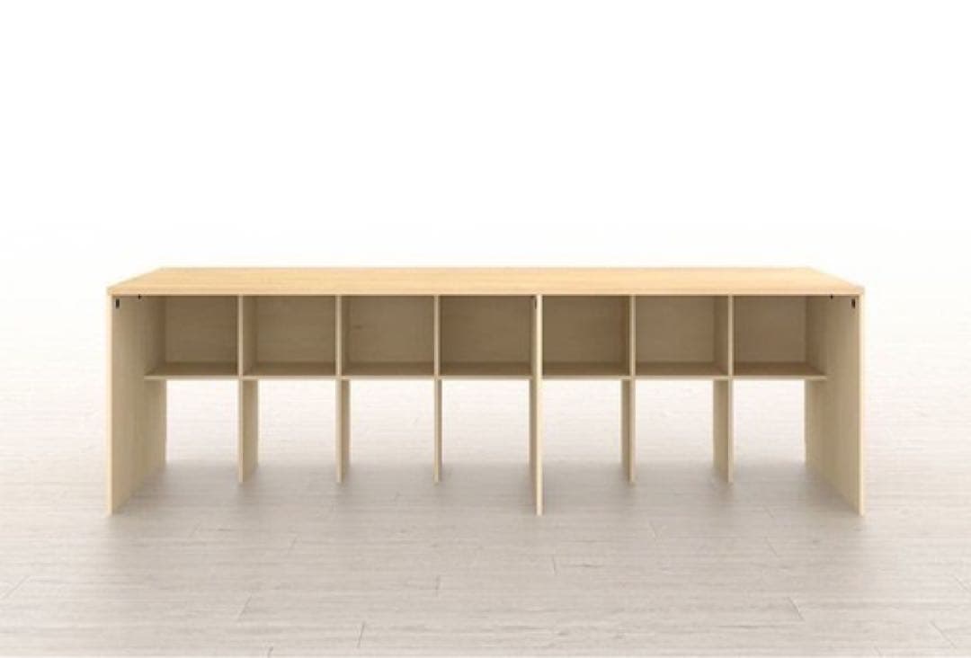 最終値下げ！！マルゲリータ アンダーカウンター本棚 縦2コマ×横７コマ