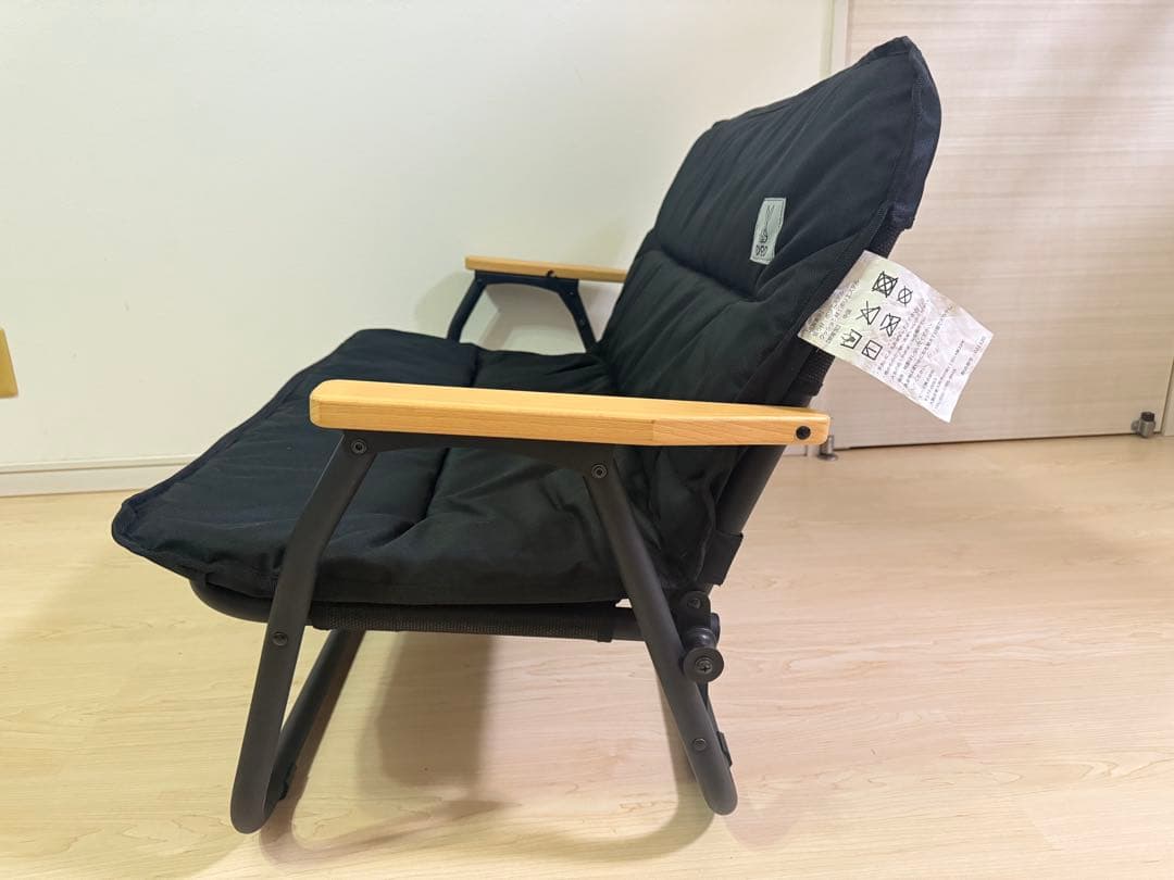 DOD グッドラックソファー ロー ブラック