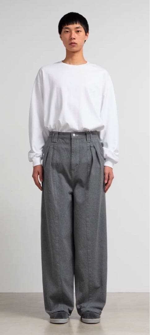 パンツ YOKE for Graphpaper DENIM WIDE TROUSERS