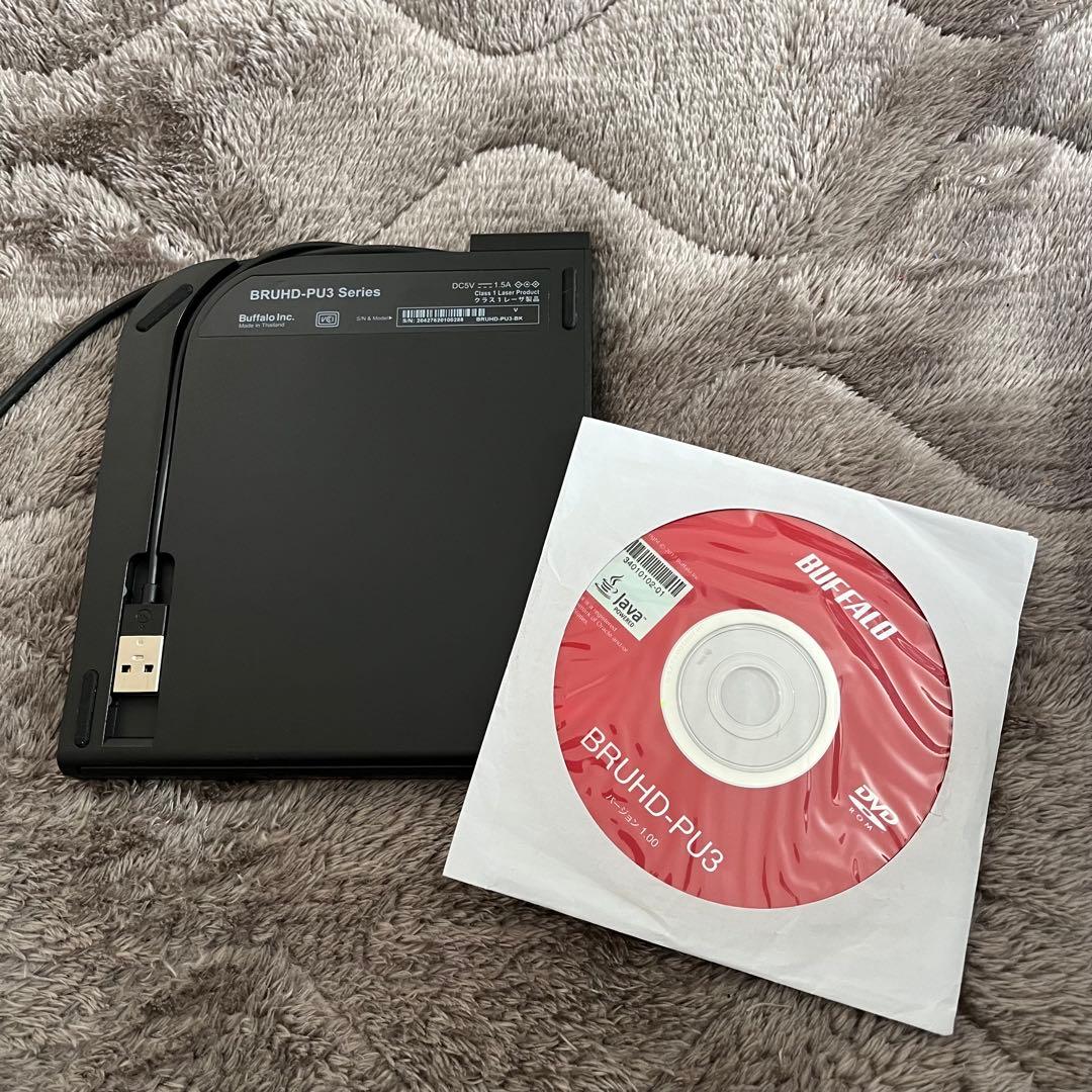 Buffalo ポータブルBlu-rayドライブ　bruhd-pu3