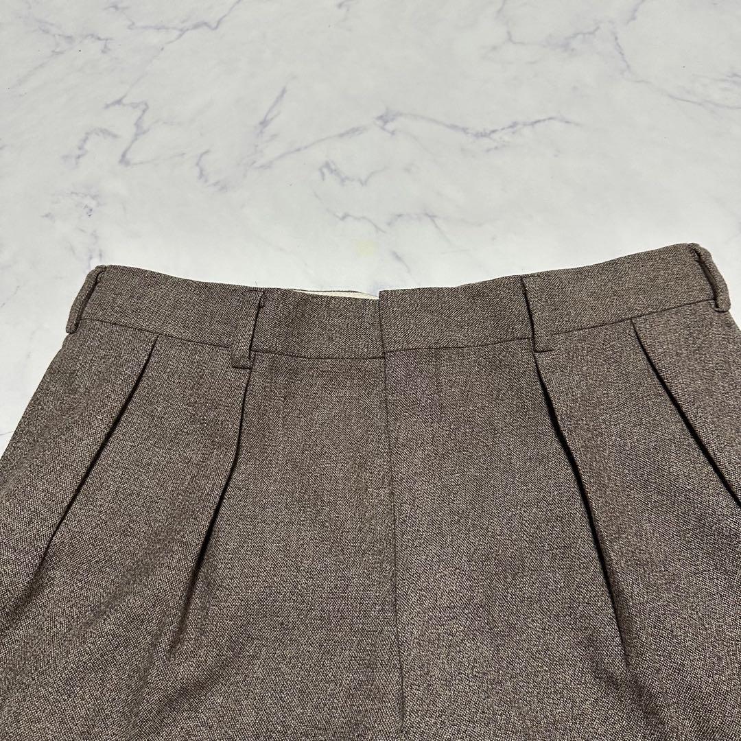 未使用級美品　希少　ジェイプレス　ツイード系セットアップスーツ　ブラウン　AB7