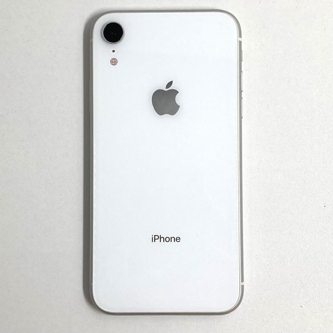 美品　apple　iphoneXR　スマートフォン　ホワイト　64GB