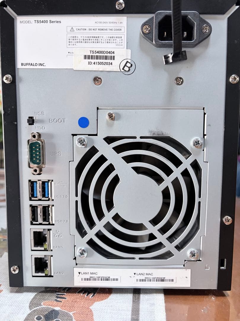 BUFFALO Terastation TS5400D 4ベイ NAS 4TB